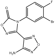 914471-43-5 3-(4-Amino-1,2,5-oxadiazol-3-yl)-4-(3-bromo-4-fluorophenyl)-1,2,4-oxadiazol-5(4H)-one