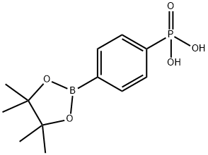 Phosphonic acid, P-[4-(4,4,5,5-tetramethyl-1,3,2-dioxaborolan-2-yl)phenyl]- 구조식 이미지