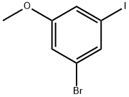 1-bromo-3-iodo-5-methoxybenzene Structure