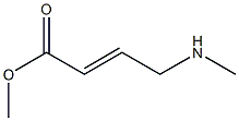 methyl(E)-4-(methylamino)but-2-enoate 구조식 이미지