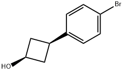 cis-3-(4-Bromophenyl)cyclobutanol 구조식 이미지