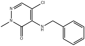 4-(Benzylamino)-5-chloro-2-methylpyridazin-3(2H)-one Structure