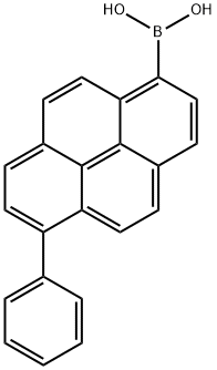 B-(6-phenyl-1-pyrenyl)boronic acid Structure