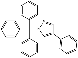 4-Phenyl-1-(triphenylmethyl)-1H-pyrazole Structure