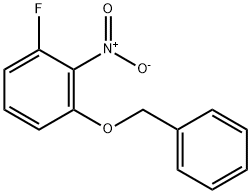 1-Benzyloxy-3-fluoro-2-nitro-benzene 구조식 이미지