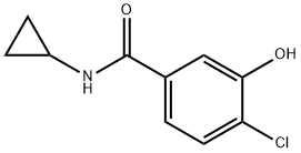 4-chloro-N-cyclopropyl-3-hydroxyBenzamide 구조식 이미지