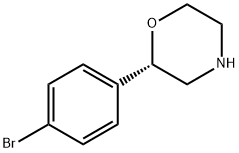 (2S)-2-(4-Bromo-phenyl)-morpholine 구조식 이미지