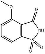 1,2-Benzisothiazol-3(2H)-one,4-methoxy-,1,1-dioxide 구조식 이미지