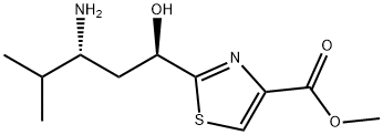 methyl2-((1R,3R)-3-amino-1-hydroxy-4-methylpentyl)thiazole-4-carboxylate Structure