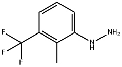 (2-Methyl-3-(trifluoromethyl)phenyl)hydrazine 구조식 이미지