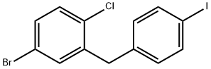 2-(4-iodobenzyl)-4-bromo-1-chlorobenzene Structure