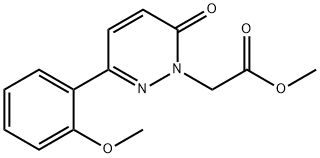 methyl [3-(2-methoxyphenyl)-6-oxopyridazin-1(6H)-yl]acetate Structure