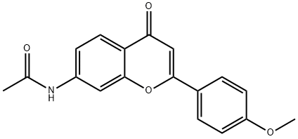 N-[2-(4-methoxyphenyl)-4-oxo-4H-chromen-7-yl]acetamide Structure