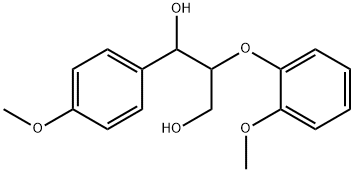 2-(2-methoxyphenoxy)-1-(4-methoxyphenyl)propane-1,3-diol 구조식 이미지