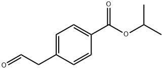 isopropyl 4-(2-oxoethyl)benzoate Structure