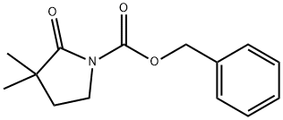 벤질3,3-디메틸-2-옥소피롤리딘-1-카르복실레이트 구조식 이미지