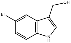 1H-Indole-3-methanol, 5-bromo-
 Structure