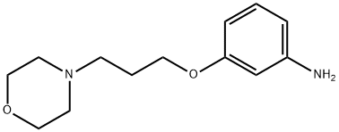 3-[3-(4-morpholinyl)propoxy]benzenamine 구조식 이미지