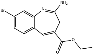 ethyl 2-amino-8-bromo-3H-benzo[b]azepine-4-carboxylate Structure