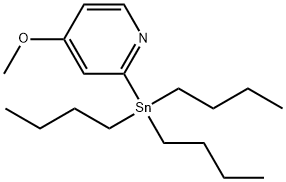 Tributyl(4-methoxy-2-pyridyl)tin Structure