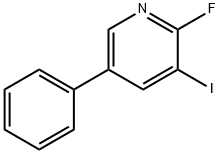 2-Fluoro-3-iodo-5-phenylpyridine 구조식 이미지