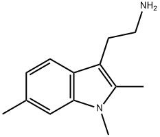 [2-(1,2,6-trimethyl-1H-indol-3-yl)ethyl]amine hydrochloride Structure