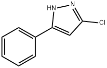 3-Chloro-5-phenyl-1H-pyrazole Structure