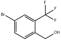 4-Bromo-2-trifluoromethylbenzyl alcohol Structure