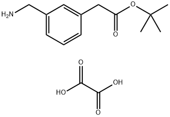 (3-Aminomethyl-phenyl)-acetic acid tert-butyl ester oxalate 구조식 이미지