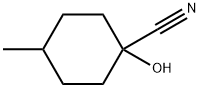 1-hydroxy-4-methylcyclohexanecarbonitrile Structure