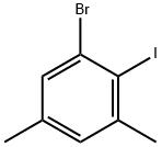 1-Bromo-2-iodo-3,5-dimethylbenzene Structure