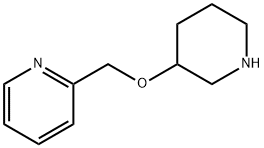 2-((piperidin-3-yloxy)methyl)pyridine 구조식 이미지