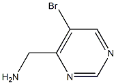 (5-bromopyrimidin-4-yl)methanamine Structure