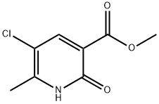 5-Chloro-2-hydroxy-6-methyl-nicotinic acid methyl ester Structure