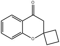 spiro[chroman-2,1'-cyclobutan]-4-one Structure