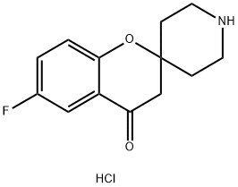 6-플루오로스피로[크로멘-2,4'-피페리딘]-4-(3H)-온염산염 구조식 이미지