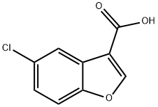 5-chlorobenzofuran-3-carboxylic acid Structure