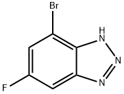 4-Bromo-6-fluoro-1H-benzo[d][1,2,3]triazole Structure