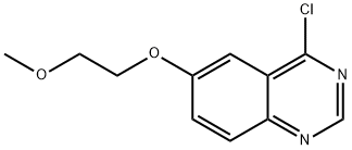 4-Chloro-6-(2-methoxyethoxy)quinazoline Structure