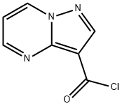 Pyrazolo[1,5-a]pyrimidine-3-carbonyl chloride Structure