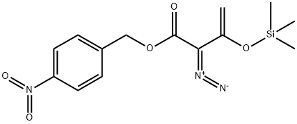 p-Nitrobenzyl 2-Diazo-3-trimethylsilyloxy-3-butenoate Structure