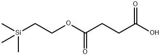 SuccinicAcidMono-2-trimethylsilanylethylester Structure