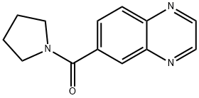 Pyrrolidin-1-yl(quinoxalin-6-yl)methanone 구조식 이미지