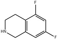 Isoquinoline,5,7-difluoro-1,2,3,4-tetrahydro- Structure