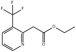 Ethyl 2-(3-(trifluoromethyl)pyridin-2-yl)acetate Structure