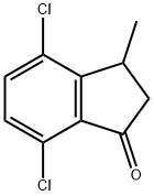 4,7-Dichloro-3-methyl-2,3-dihydro-1H-inden-1-one Structure