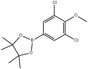 2-(3,5-dichloro-4-methoxyphenyl)-4,4,5,5-tetramethyl-1,3,2-dioxaborolane Structure