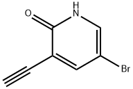 5-bromo-3-ethynyl-2(1H)-Pyridinone Structure