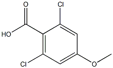 2,6-dichloro-4-methoxybenzoic acid Structure