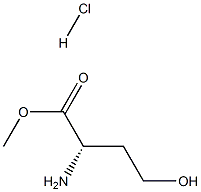 (S)-Methyl 2-amino-4-hydroxybutanoate hydrochloride 구조식 이미지